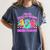 Are You Fall-O-Ween Directions Teacher Ghost Halloween Women's Comfort Colors T-Shirt Denim
