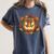 Fall Pumpkin Book Lover Spooky Librarian Teacher Halloween Women's Comfort Colors T-Shirt Denim Fall Pumpkin Book Lover Spooky Librarian Teacher Halloween Women's Comfort Colors T-Shirt Denim