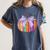 Fall Pumpkin Books Lover Halloween Teacher Teaching Staff Women's Comfort Colors T-Shirt Denim Fall Pumpkin Books Lover Halloween Teacher Teaching Staff Women's Comfort Colors T-Shirt Denim