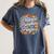 Fall Special Education Teacher Pumpkin Autumn Halloween Women's Comfort Colors T-Shirt Denim