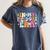 In My Field Day Era Teacher Kids Cute Groovy Field Day Women's Comfort Colors T-Shirt Denim