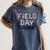 Field Day Vibes For Teacher Kids Happy Field Day 2025 Women's Comfort Colors T-Shirt Denim Field Day Vibes For Teacher Kids Happy Field Day 2025 Women's Comfort Colors T-Shirt Denim