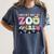 Field Zoo Trip Shirt For Teacher Second Grade Crew Women's Comfort Colors T-Shirt Denim