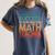 If At First You Don't Succeed Try Doing Math Teacher Women's Comfort Colors T-Shirt Denim If At First You Don't Succeed Try Doing Math Teacher Women's Comfort Colors T-Shirt Denim