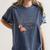 Floral Learning Disabilities Teacher Consultant SPED Teacher Women's Comfort Colors T-Shirt Denim