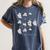 Fractions Math Teacher Ghost Math Halloween Humorous Women's Comfort Colors T-Shirt Denim Fractions Math Teacher Ghost Math Halloween Humorous Women's Comfort Colors T-Shirt Denim