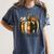 Fun Fall Book Lover Cute Teacher Student Halloween Women's Comfort Colors T-Shirt Denim