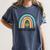 Future Teacher Cute Rainbow Leopard Teacher Outfit For Men Women Girls Kids Women's Comfort Colors T-Shirt Denim Future Teacher Cute Rainbow Leopard Teacher Outfit For Men Women Girls Kids Women's Comfort Colors T-Shirt Denim