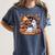 Ghost Book Reading Halloween Books Lover Teacher Women's Comfort Colors T-Shirt Denim Ghost Book Reading Halloween Books Lover Teacher Women's Comfort Colors T-Shirt Denim