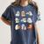 Ghost Reading Teacher Halloween Librarian Book Lover School Women's Comfort Colors T-Shirt Denim Ghost Reading Teacher Halloween Librarian Book Lover School Women's Comfort Colors T-Shirt Denim