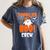 Girl Toddler Boo Crew Daycare Teacher Halloween Party Women's Comfort Colors T-Shirt Denim
