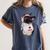 Girls I Heart Mom Love Mama Boston Terrier Dog Lover Women's Comfort Colors T-Shirt Denim