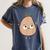 Good Egg Teacher Halloween Costume The Couch Potato Women's Comfort Colors T-Shirt Denim