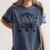Granddaughter Nanas Girl Women's Comfort Colors T-Shirt Denim