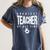 Greatest Teacher Of All Time Teachers Day 1 Teacher Goat Women's Comfort Colors T-Shirt Denim Greatest Teacher Of All Time Teachers Day 1 Teacher Goat Women's Comfort Colors T-Shirt Denim