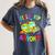 Groovy Field Trip Anyone Happy Field Day For Teachers Kids Women's Comfort Colors T-Shirt Denim Groovy Field Trip Anyone Happy Field Day For Teachers Kids Women's Comfort Colors T-Shirt Denim
