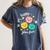 Groovy Happy To See Your Face Teacher School Appreciation Women's Comfort Colors T-Shirt Denim Groovy Happy To See Your Face Teacher School Appreciation Women's Comfort Colors T-Shirt Denim