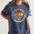 Groovy Lead Teacher Appreciation Back To School Women's Comfort Colors T-Shirt Denim Groovy Lead Teacher Appreciation Back To School Women's Comfort Colors T-Shirt Denim