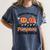 Groovy I Teach The Cutest Pumpkins In The Patch For Teacher Women's Comfort Colors T-Shirt Denim