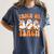 Groovy Teacher Halloween Trick Or Teach Ghost Men Women Kids Women's Comfort Colors T-Shirt Denim Groovy Teacher Halloween Trick Or Teach Ghost Men Women Kids Women's Comfort Colors T-Shirt Denim