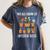 We All Grow At Different Rates Back To School Teacher Women's Comfort Colors T-Shirt Denim