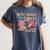 Half Teacher Half Iced Coffee Back To School Women's Comfort Colors T-Shirt Denim Half Teacher Half Iced Coffee Back To School Women's Comfort Colors T-Shirt Denim