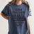 Halloween Gym Teacher Prisoner Costume Women's Comfort Colors T-Shirt Denim Halloween Gym Teacher Prisoner Costume Women's Comfort Colors T-Shirt Denim