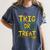 Halloween Math Teacher Trig Or Treat Student School College Women's Comfort Colors T-Shirt Denim Halloween Math Teacher Trig Or Treat Student School College Women's Comfort Colors T-Shirt Denim