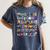Halloween Nursery Teacher Shirt Halloween Alphabet Women's Comfort Colors T-Shirt Denim Halloween Nursery Teacher Shirt Halloween Alphabet Women's Comfort Colors T-Shirt Denim