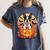 Halloween Retro Boston Terrier Women's Comfort Colors T-Shirt Denim