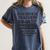 Halloween Statistics Teacher Prisoner Costume Women's Comfort Colors T-Shirt Denim Halloween Statistics Teacher Prisoner Costume Women's Comfort Colors T-Shirt Denim