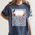 Halloween Teacher Composition Book Notebook Matching Group Women's Comfort Colors T-Shirt Denim