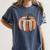 Halloween Teacher Librarians Fall Book Pumpkin Retro Reading Women's Comfort Colors T-Shirt Denim Halloween Teacher Librarians Fall Book Pumpkin Retro Reading Women's Comfort Colors T-Shirt Denim