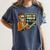 Halloween Teacher Six Seven Meme 6 7 Skeleton Spooky Costume Women's Comfort Colors T-Shirt Denim