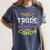 Halloween Teacher Will Trade Students For Candy Women Men Women's Comfort Colors T-Shirt Denim Halloween Teacher Will Trade Students For Candy Women Men Women's Comfort Colors T-Shirt Denim