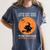 Halloween Teacher Witch Lets Eat Kids Punctuation Women's Comfort Colors T-Shirt Denim