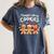 Hangin With My Cookies Gingerbread Christmas Teacher Women's Comfort Colors T-Shirt Denim