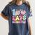 Happy 100th Day Of School 100 Days Brighter Teachers Kids Women's Comfort Colors T-Shirt Denim