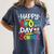 Happy 100th Day Of School 100 Days Of School Teacher Student Women's Comfort Colors T-Shirt Denim Happy 100th Day Of School 100 Days Of School Teacher Student Women's Comfort Colors T-Shirt Denim