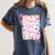 Happy Dot Day Bow Coquette For Teacher Girls Women's Comfort Colors T-Shirt Denim