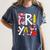 Happy Fri-Yay Teacher Back To School Friday Lovers Women's Comfort Colors T-Shirt Denim Happy Fri-Yay Teacher Back To School Friday Lovers Women's Comfort Colors T-Shirt Denim
