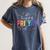 Happy Fri Yay Teacher Friday For Men Women Women's Comfort Colors T-Shirt Denim Happy Fri Yay Teacher Friday For Men Women Women's Comfort Colors T-Shirt Denim