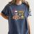 Haunted By 6-7 Teacher Halloween 67 Women's Comfort Colors T-Shirt Denim