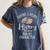 Having a Weird History Teacher Builds Character History Women's Comfort Colors T-Shirt Denim