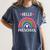 Hello Preschool Teacher Student Girls Rainbow Back To School Women's Comfort Colors T-Shirt Denim Hello Preschool Teacher Student Girls Rainbow Back To School Women's Comfort Colors T-Shirt Denim