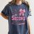 Hello Second Grade First Day Of School Coquette Teacher Girl Women's Comfort Colors T-Shirt Denim Hello Second Grade First Day Of School Coquette Teacher Girl Women's Comfort Colors T-Shirt Denim