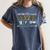 Helping Little Minds Grow One Phoneme At A Time Teacher Women's Comfort Colors T-Shirt Denim