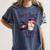 Hocus Pocus I Need Coffee To Focus Halloween Teacher Women's Comfort Colors T-Shirt Denim