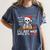 I'Ll Just Wait Until It's Quiet Skeleton Teacher Christmas Women's Comfort Colors T-Shirt Denim
