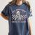 I'Ll Just Wait Until It's Quiet Skeleton Teacher Women's Comfort Colors T-Shirt Denim